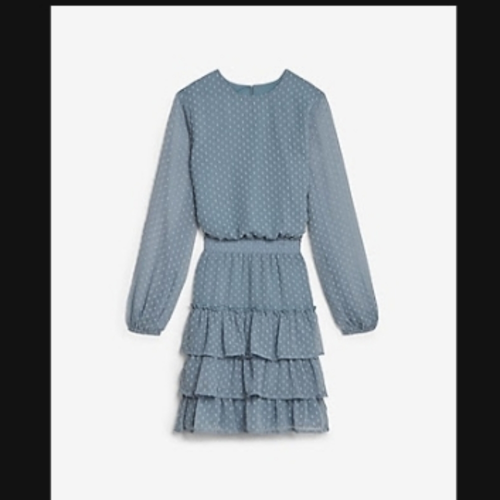 Blue Puff Sleeve sundress